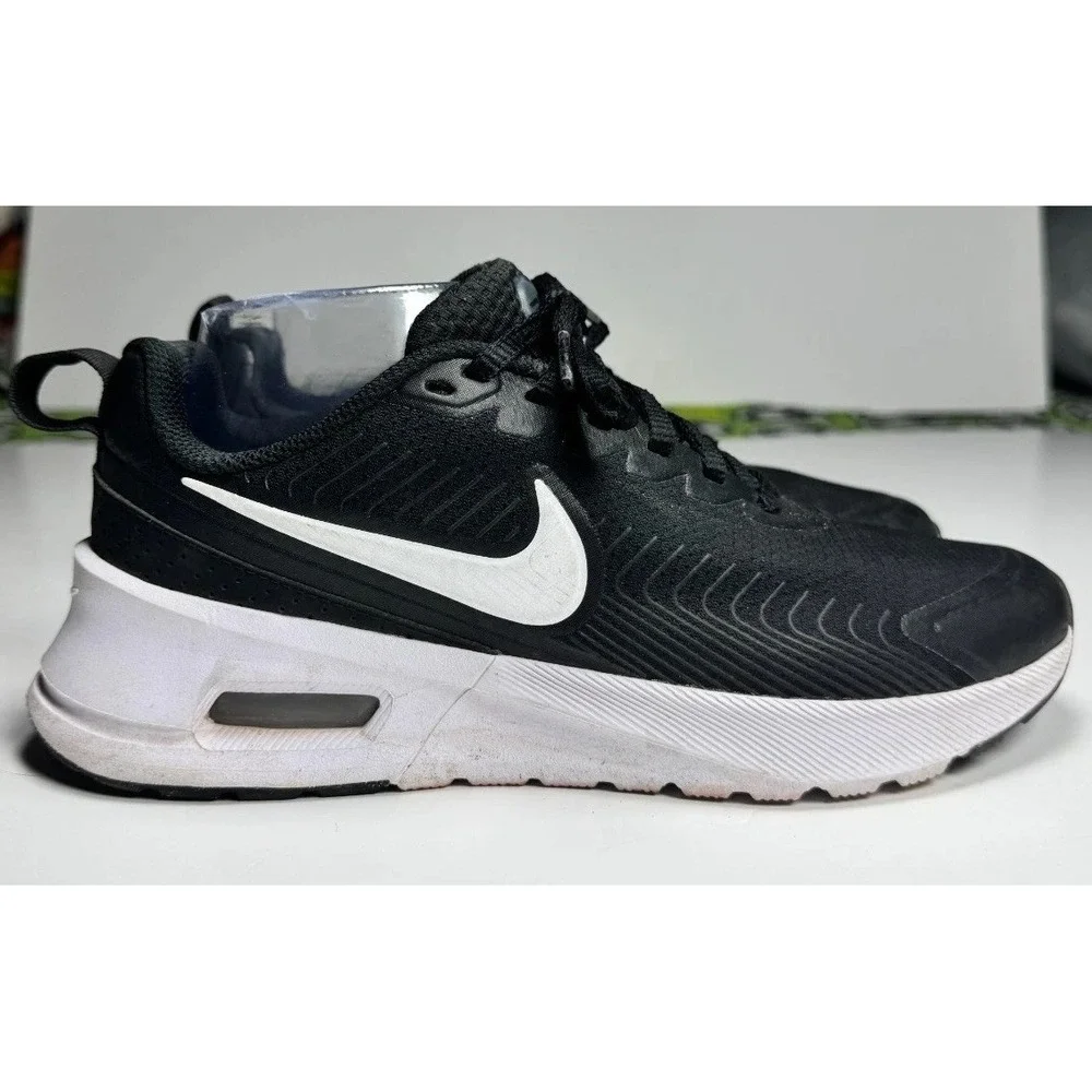 Nike Air Max Nuaxis HF1233-001 Sneakers Womens US 8 Black White Running Shoes